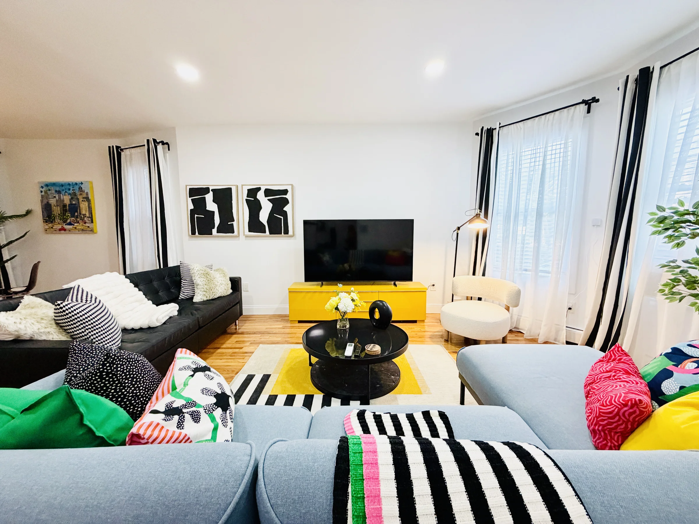 The Designer — Bright two-bedroom apartment minutes from Manhattan.